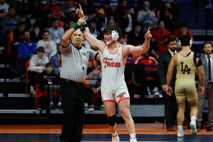 Illinois state wrestling championships February 18 2023 Nate Latsch 15368